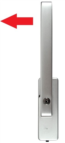 Maniglia girevole per porta - gu,